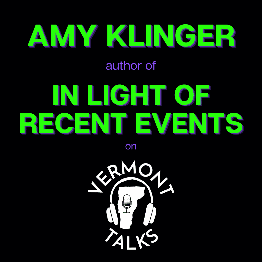 Amy Klinger: Novelist & freelance writer – ‘In Light Of Recent Events’